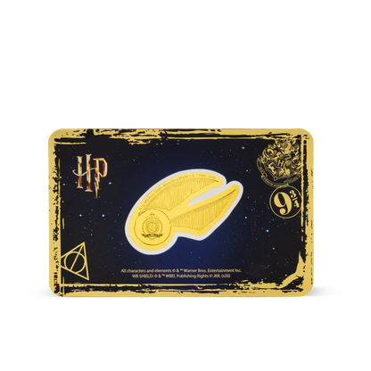 In Stock! 2026 Niue Harry Potter 25 Years of Magic - The Golden Snitch 0.1g Gold Coin (03/04)
