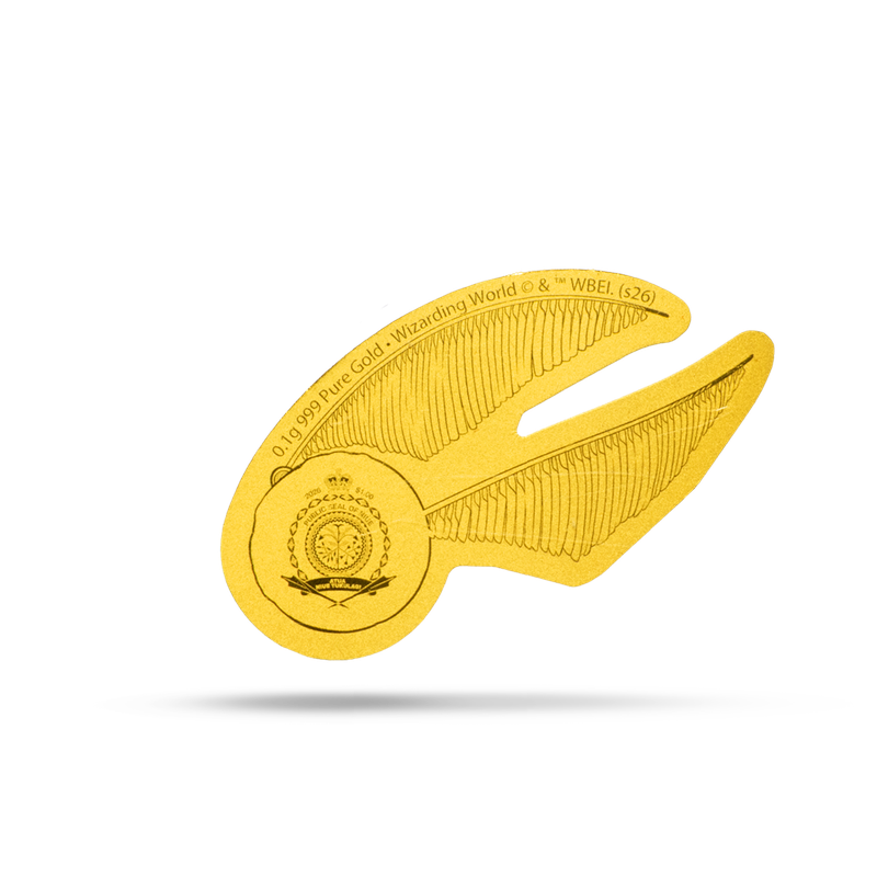 In Stock! 2026 Niue Harry Potter 25 Years of Magic - The Golden Snitch 0.1g Gold Coin (03/04)