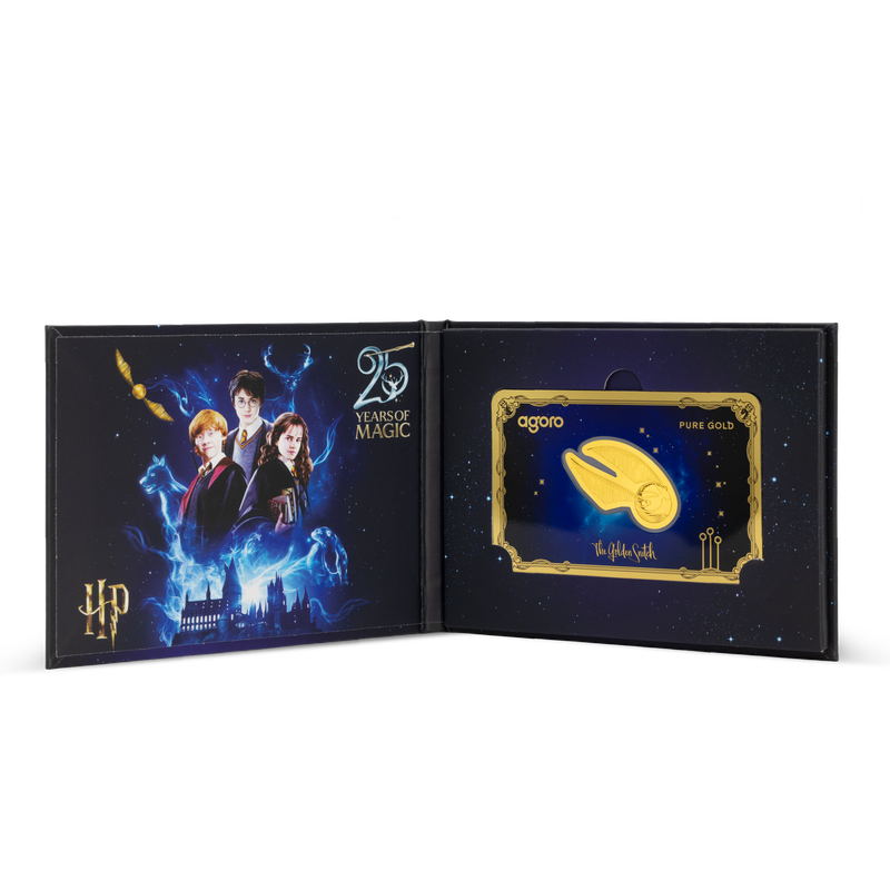 In Stock! 2026 Niue Harry Potter 25 Years of Magic - The Golden Snitch 0.1g Gold Coin (03/04)