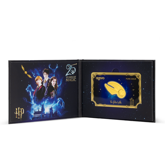 In Stock! 2026 Niue Harry Potter 25 Years of Magic - The Golden Snitch 0.1g Gold Coin