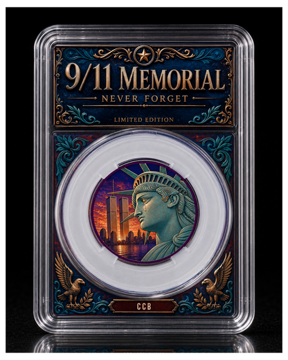 2026 25th Anniversary of 9/11 Memorial Half Dollar in Slab