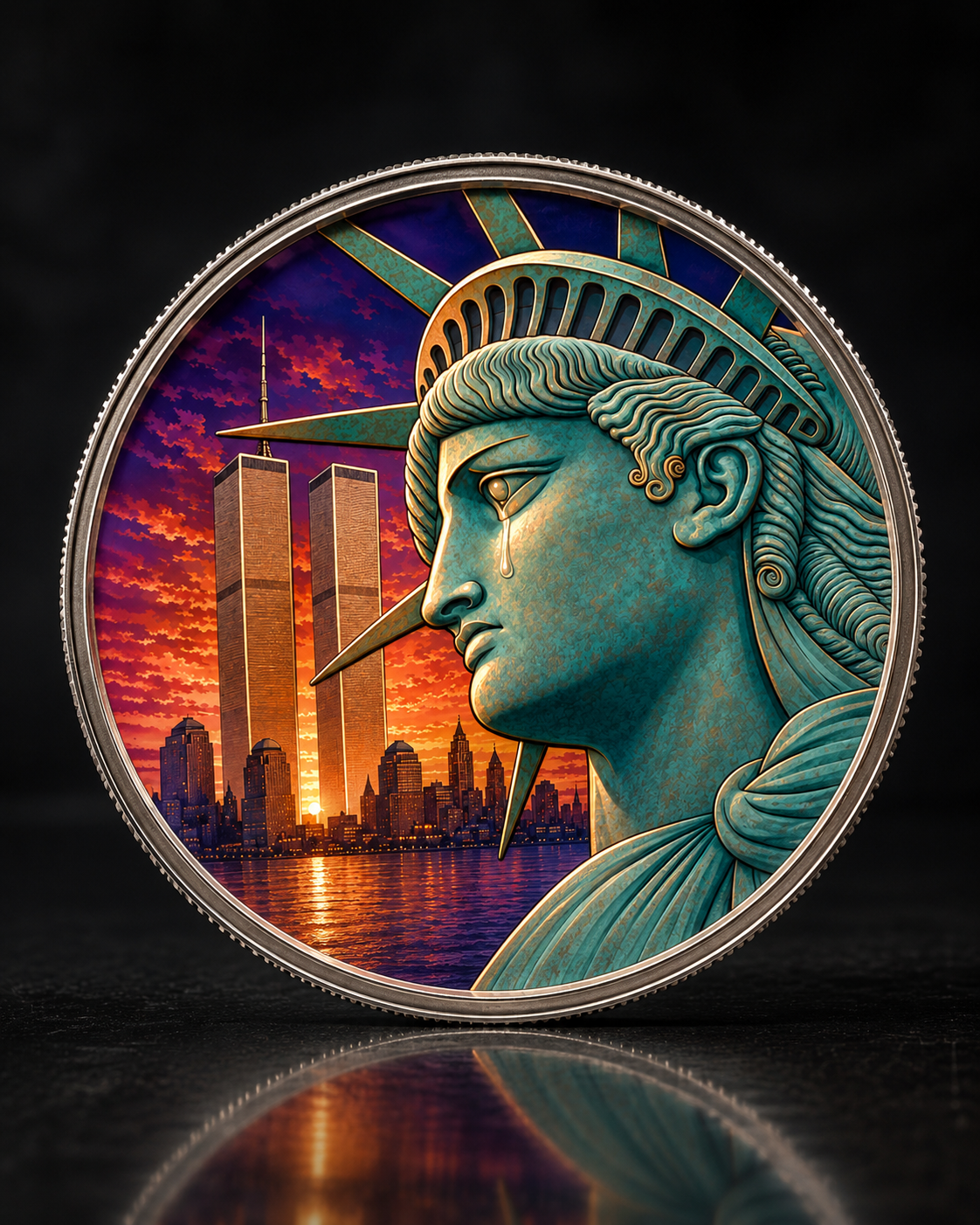 2026 25th Anniversary of 9/11 Memorial Half Dollar in Slab