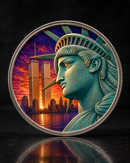 2026 25th Anniversary of 9/11 Memorial Half Dollar in Slab