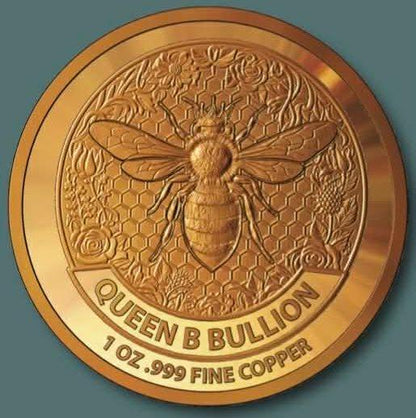 Golden Spring Dragon of Wealth 1 oz Copper Art Round (500 Mintage)