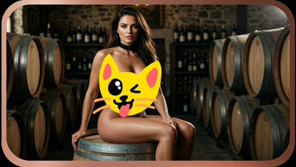 Natasha the Wine Cellar Hand 1 oz Copper Spicy Art bar (500 Mintage)