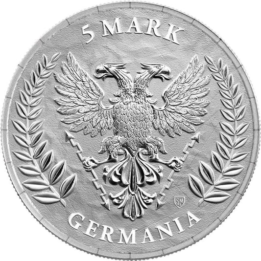 Estimate! Germania 2026 Lady Germania 1 oz Silver Colorized Art Coin (49 Mintage)
