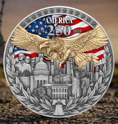 2026 Niue America 250th Anniversary 2 oz Silver Coin (03/04)