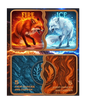 One Day Offer! Fire & Ice Fox Fusion Bar Colorized 2 x 5 oz Copper Medal Set (02/25)