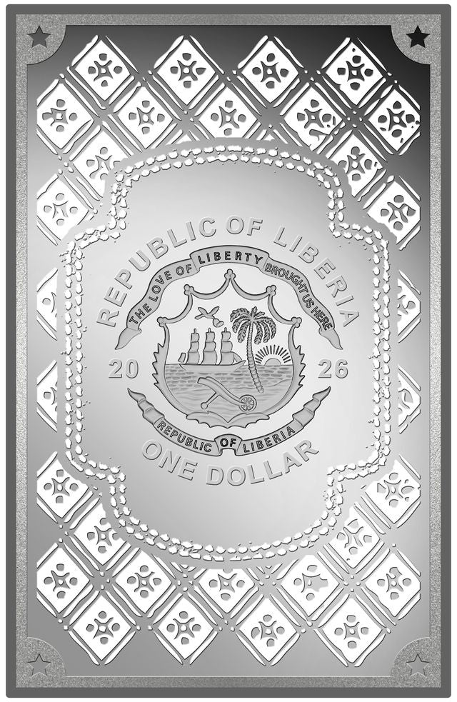 2026 Liberia Last Stand 100g CN Coin Bar (02/25)