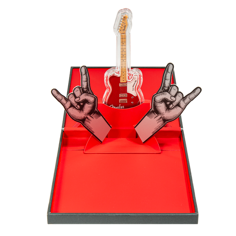 Still Sealed! 2026 Solomon Islands Fender Telecaster 75th Ann. 1 oz Silver Coin Mystery Box