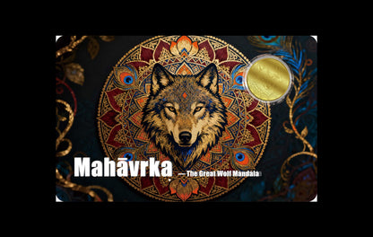2026 Liberia The Great Wolf Mandala 1/200 oz Gold Coin in Card (02/24)