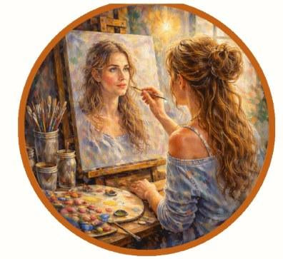 In Stock! 5oz Painter's Reflection Colorized Copper in Capsule