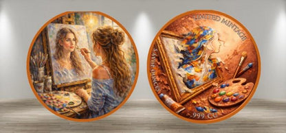 In Stock! 5oz Painter's Reflection Colorized Copper in Capsule