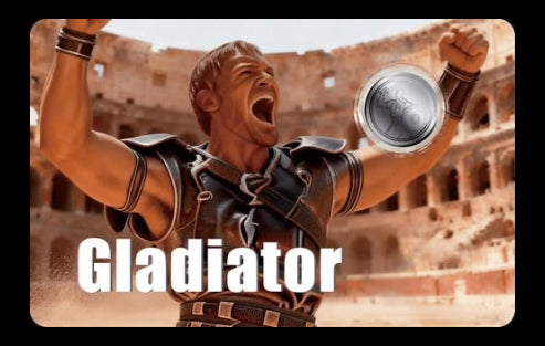 2026 Liberia Gladiator 1/200 oz Platinum Coin in Card (02/25)