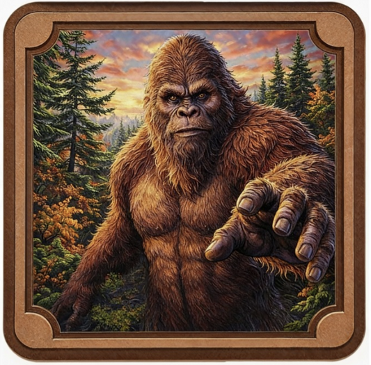Bigfoot Colorized 1 oz Copper Medal (02/27)