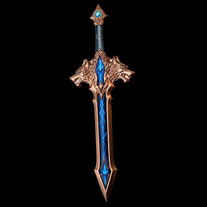 2026 Copper Colorized Wolfang Sword Medal 2oz avdp
