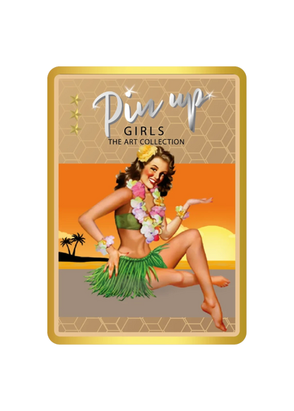 In Stock! Chad Pin-Up Girls Leslie Colorized 1/500 oz Gold Coin in Box
