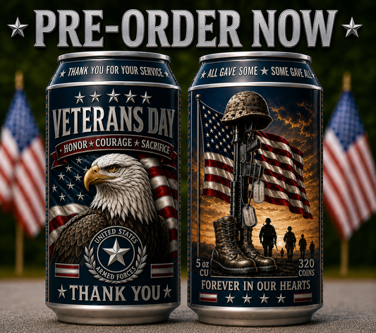 The Brave and the Brew Colorized 5 oz Copper Medal