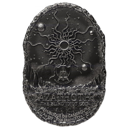 2027 Cameroon 2 oz Azathoth .999 Silver Coin