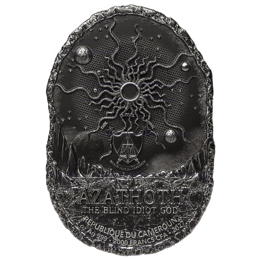 2027 Cameroon 2 oz Azathoth .999 Silver Coin
