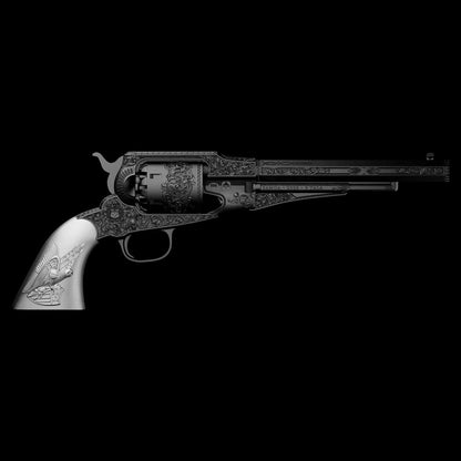 In Stock! 2026 Samoa Ulysses S. Grant's Revolver Shaped 2 oz Silver Coin (03/11)