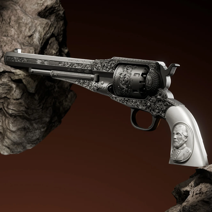 In Stock! 2026 Samoa Ulysses S. Grant's Revolver Shaped 2 oz Silver Coin (03/11)