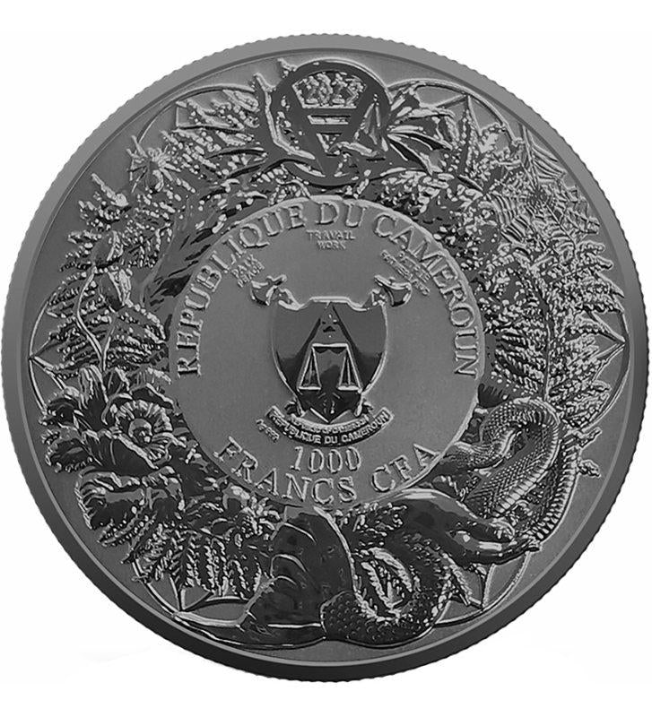 Cameroon 2026 Slavic Bestiary 2 oz Silver Burning Domowik