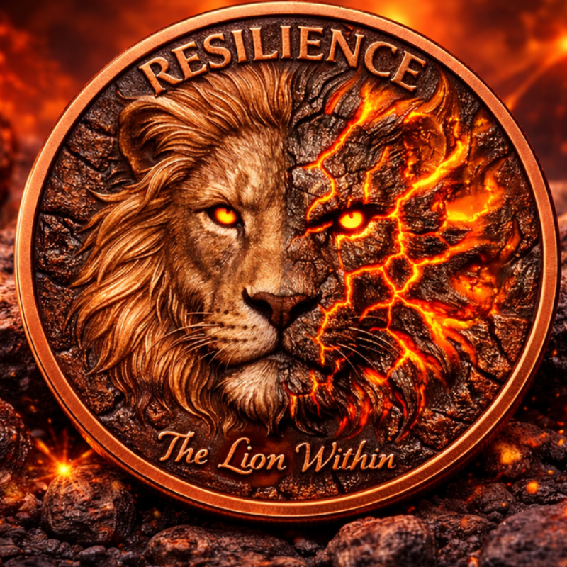 2026 Resilience - The Lion Within 1 oz Copper Round (03/02)