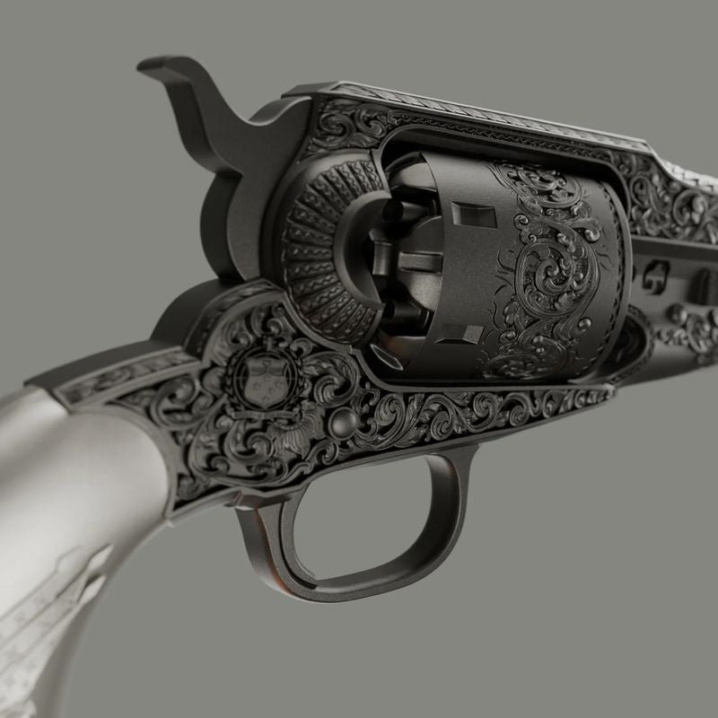 In Stock! 2026 Samoa Ulysses S. Grant's Revolver Shaped 2 oz Silver Coin (03/11)