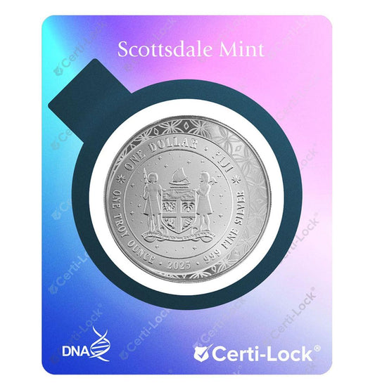 Estimate! Fiji 2025 Unicorn Celestra COLOR 1 oz Silver in TEP (1500 Mintage)