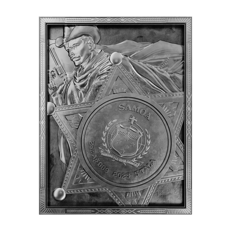 2025 Samoa Warriors Through Time - The Cowboy 2 oz Silver Coin (03/02)