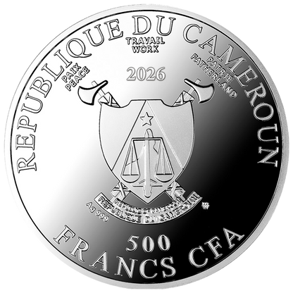 2026 Cameroon Save The World - Eagle Owl 17.5g Silver Coin (03/02)