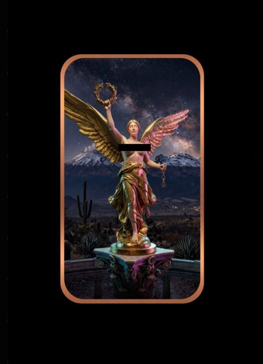 In Stock! 2026 Midnight Mexican Angel of Independence 1 oz Copper Colorized Art Round (500 Mintage)