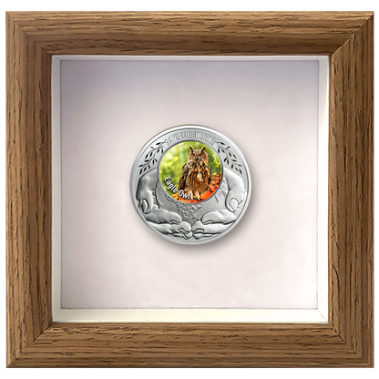 2026 Cameroon Save The World - Eagle Owl 17.5g Silver Coin (03/02)