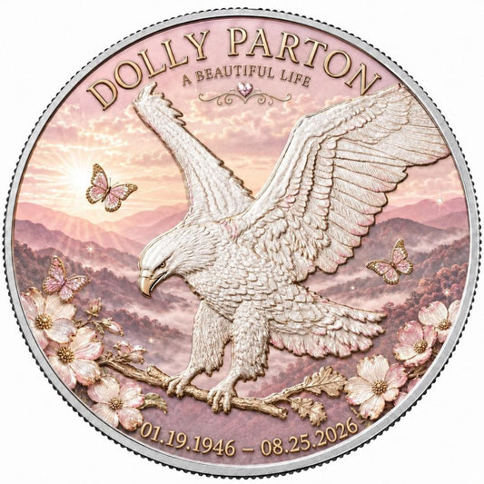 Estimate: 2026 American Silver Eagle Smoky Mountain Angel: A Tribute to Dolly Parton in Capsule w/COA (499 Mintage)