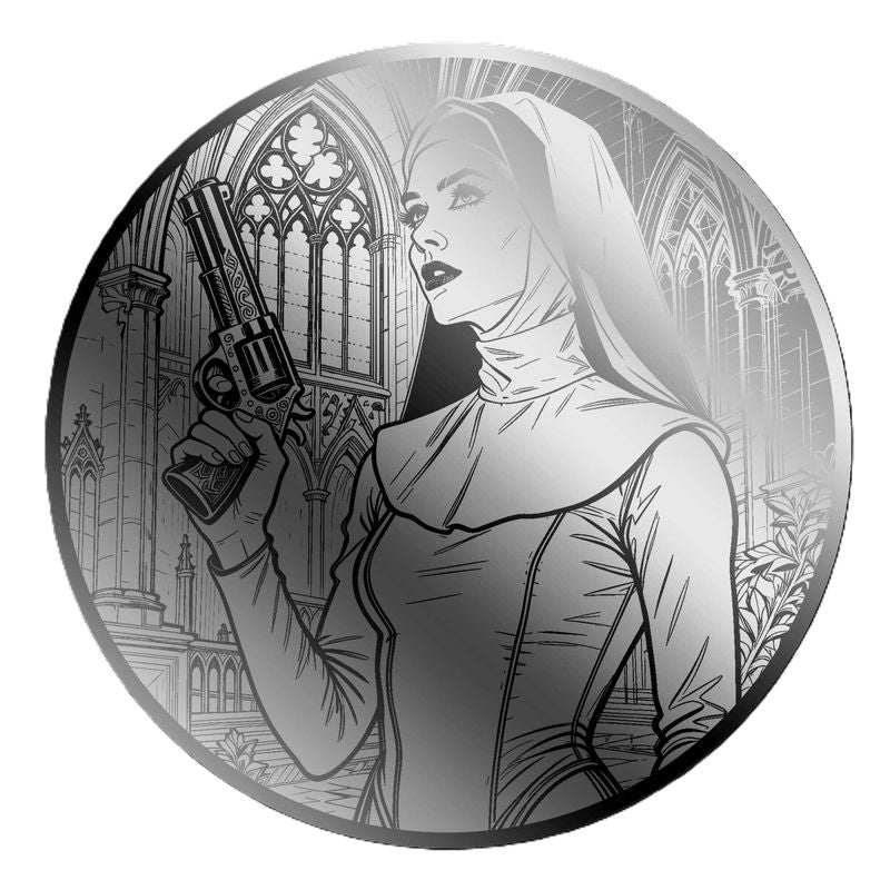 2026 Liberia Sis Belladonna 1/1000 oz Palladium Coin in Card (03/02)