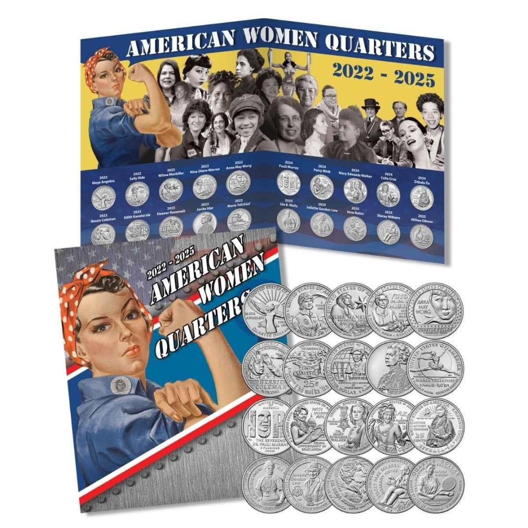 American Women Quarters Complete Set 2022–2025 with Display Folder