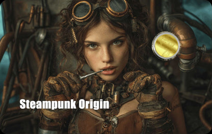 2026 Liberia Steampunk Origin 1/1000 oz Gold Coin in Card (03/02)