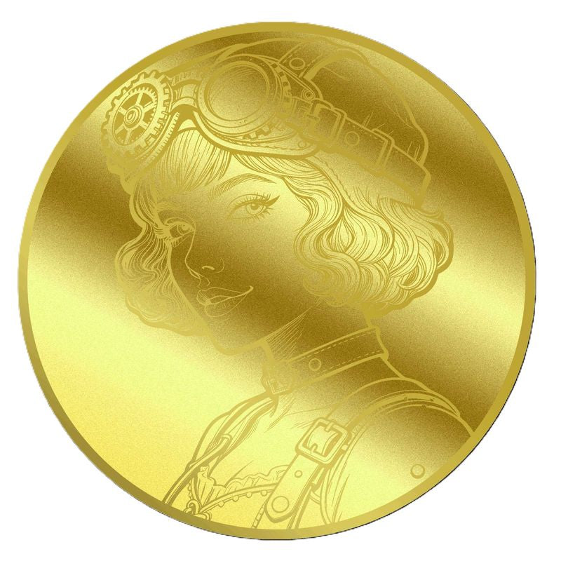 2026 Liberia Steampunk Origin 1/1000 oz Gold Coin in Card (03/02)