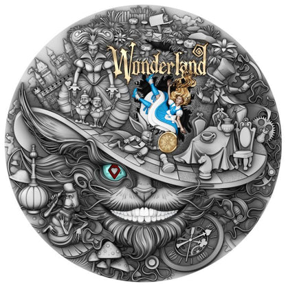 2026 Niue World of Stories - Wonderland 2 oz Silver Coin T&S  (03/13)