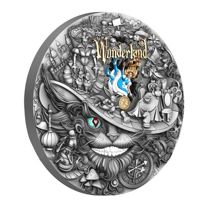 2026 Niue World of Stories - Wonderland 2 oz Silver Coin T&S  (03/13)