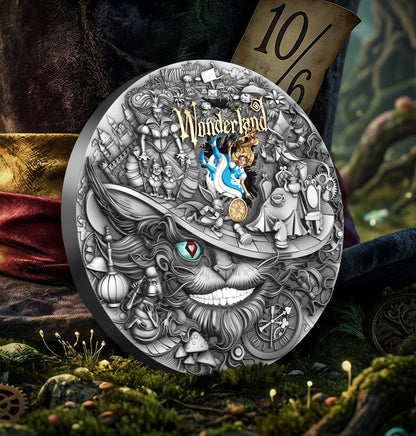 2026 Niue World of Stories - Wonderland 2 oz Silver Coin T&S  (03/13)