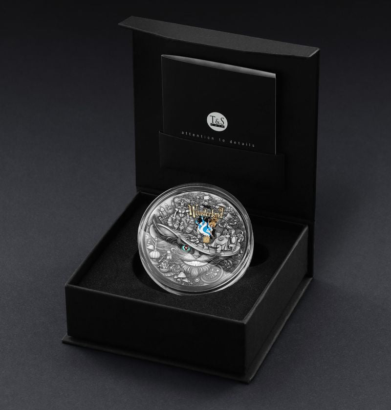2026 Niue World of Stories - Wonderland 2 oz Silver Coin T&S  (03/13)