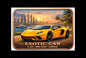 Pedal to the Metal Automotives Colorized 5 oz Copper Bar Exotic Car  (03/03)