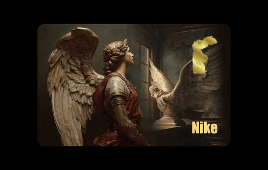 2026 Liberia Nike 1/200 oz .9999 Shaped Gold Coin in Card