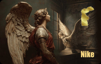 2026 Liberia Nike 1/200 oz .9999 Shaped Gold Coin in Card