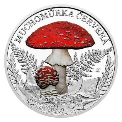 Estimate! Niue 2026 Mushroom Series 1st Release: Red Toadstool 1 oz Silver Proof Coin (1000 Mintage)