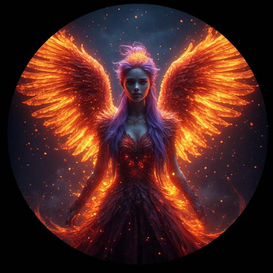 Spirit of the Burning Phoenix 1 oz Copper Colorized Art Round (500 Mintage)