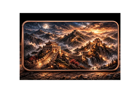 2026 Great Wall of China 10oz .999 AVDP Copper Bar