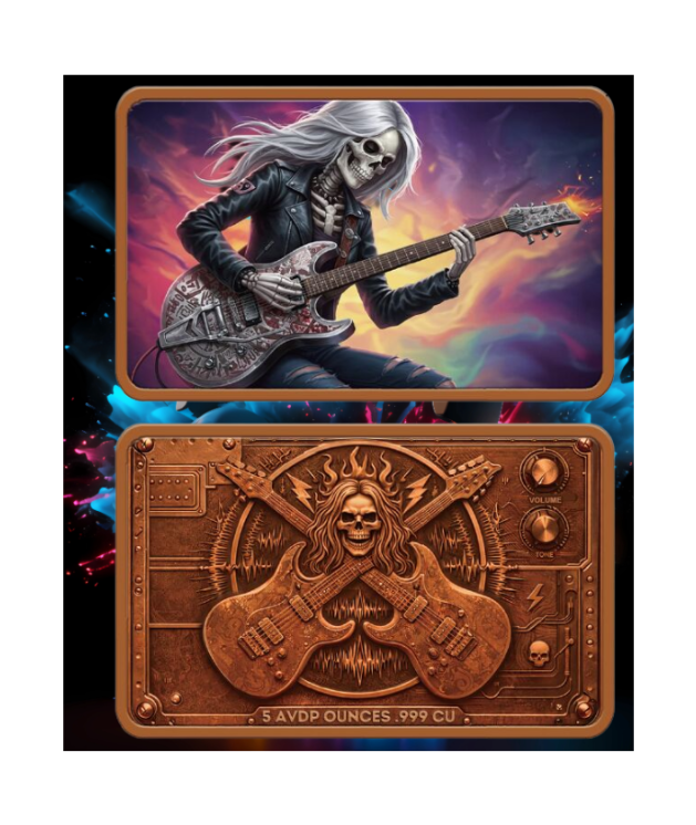Deal of the week! Eternal Riff Colorized 5 oz Copper Bar (03/06)